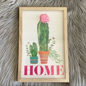 Farmhouse Cactus home wall hanging decor